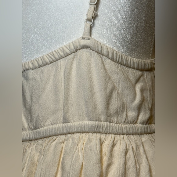 American Eagle sz S - IVORY bohemian Sundress w/ LACE BODICE - Picture 7 of 13